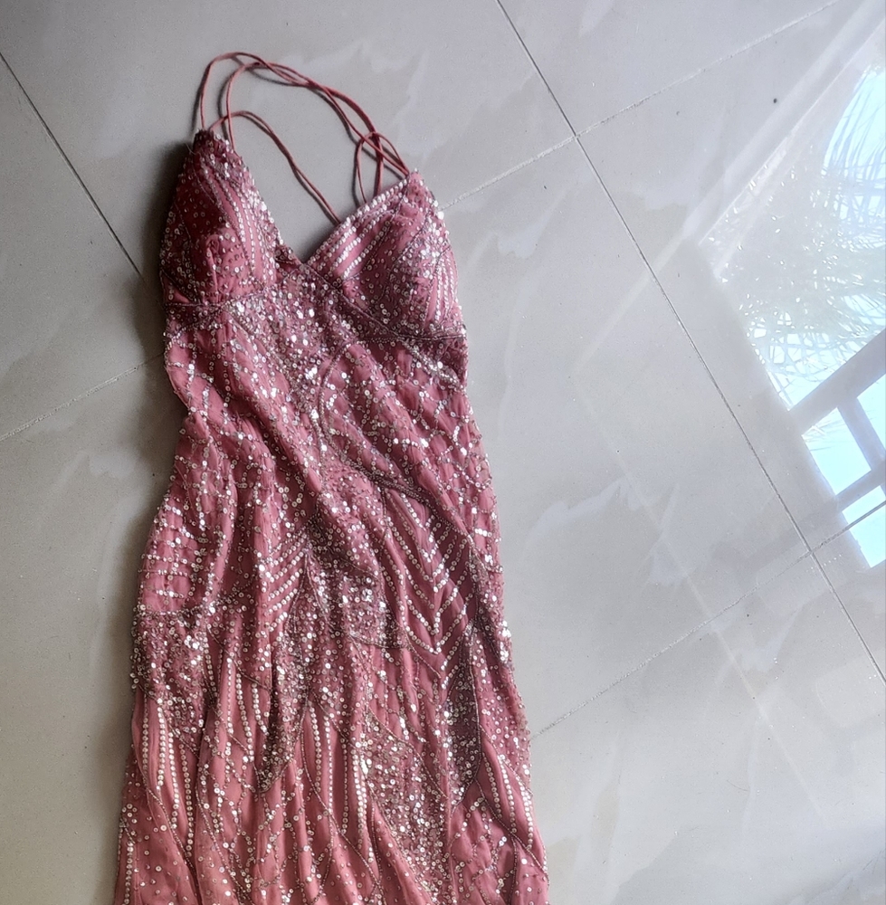 Adriana Papell gown prom dress